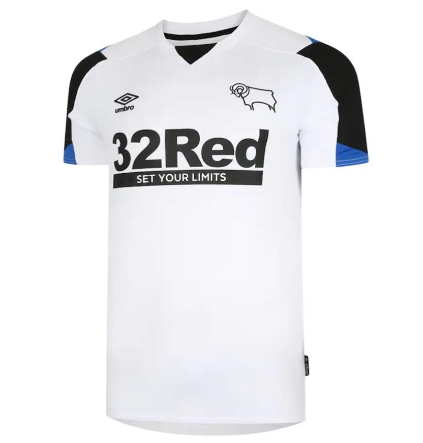 2021/22 Derby County FC Home Kit Soccer Jersey